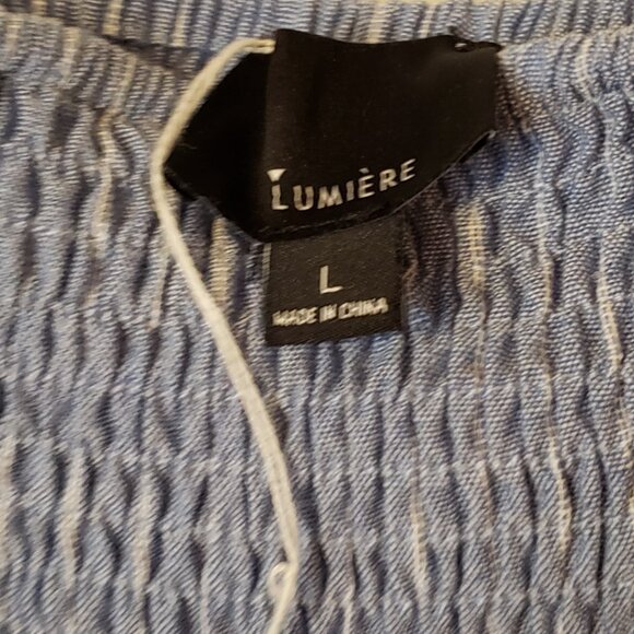 Lumiere Summer Beach off the shoulder Dress  ~ Sz. Large ~ EUC ~ - Picture 4 of 4